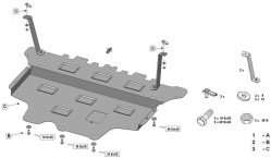 Kryt pod motor SKODA OCTAVIA III (5E3, NL3, NR3) - Plech